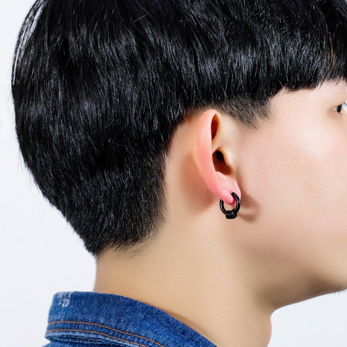 Cercei inox cu cercuri 19 mm [2]