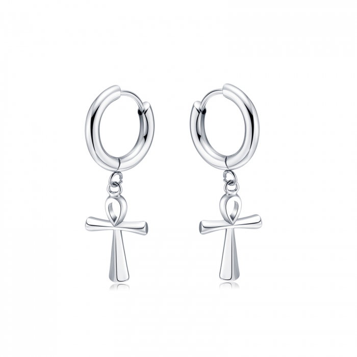 Cercei inox cu cruciulite [1]