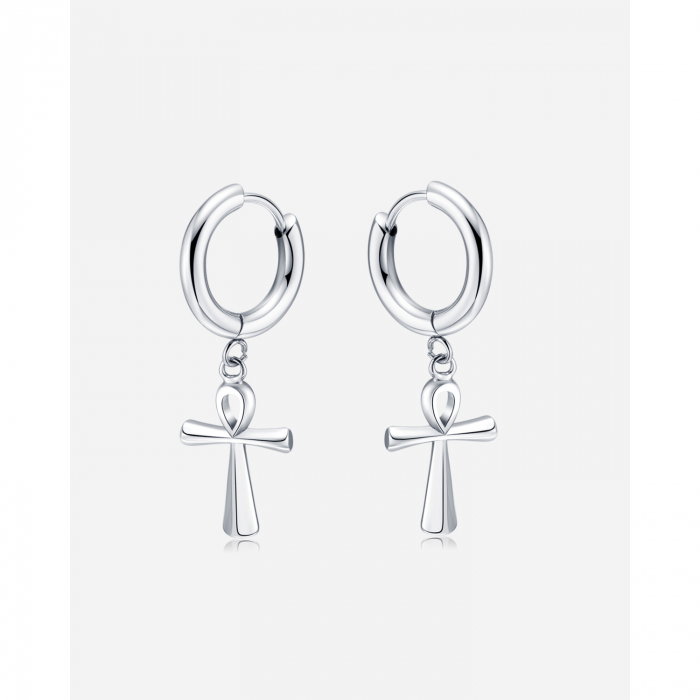 Cercei inox cu cruciulite [7]