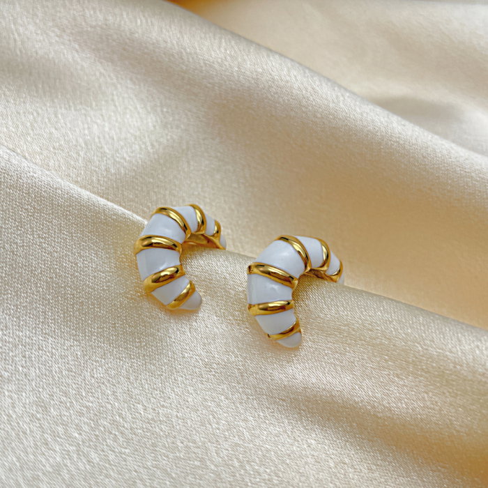 Cercei inox cu email [7]