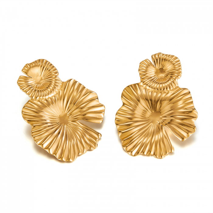 Cercei inox cu flori rochita randunicii [1]