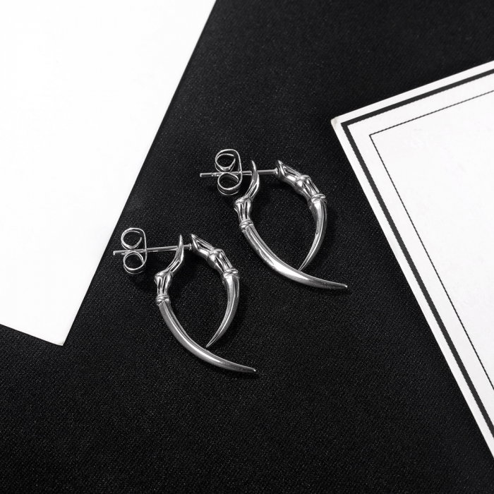 Cercei inox cu ghiare [12]