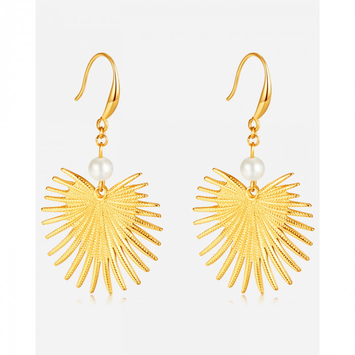 Cercei inox cu inimioare [8]