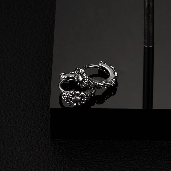 Cercei inox cu margarete [5]
