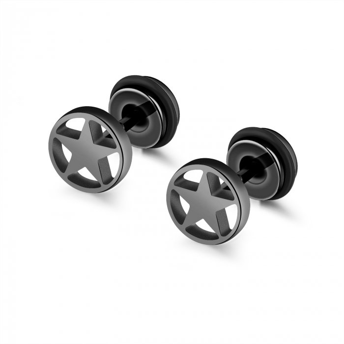 Cercei inox cu pentagrama [1]