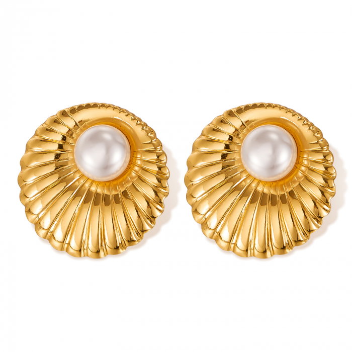 Cercei inox cu perle [1]