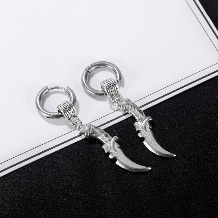 Cercei inox cu pumnal [8]