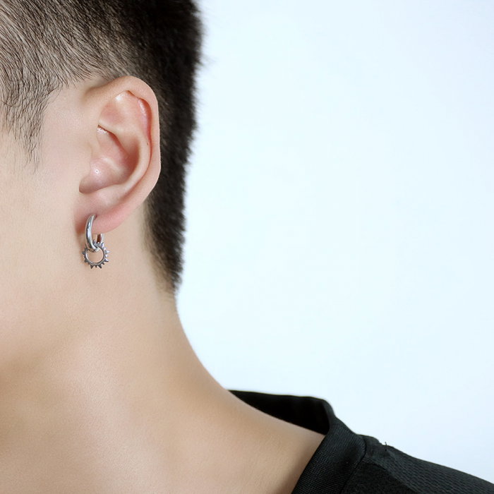 Cercei inox cu soare [4]