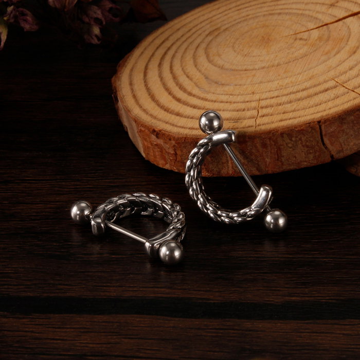 Cercei inox cu spice [14]