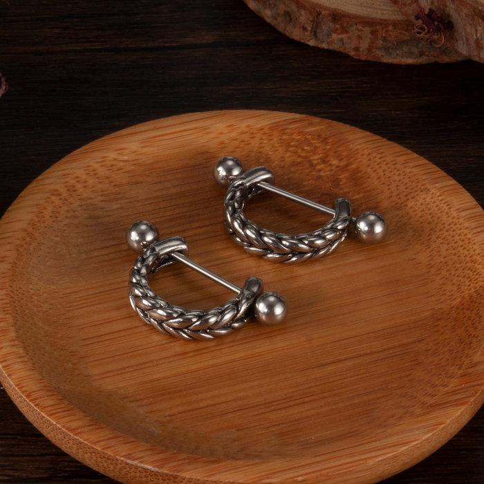 Cercei inox cu spice [10]