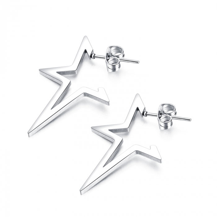 Cercei inox cu stelute [1]