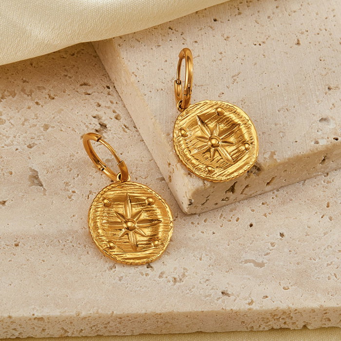 Cercei inox cu stelute si zirconii [14]