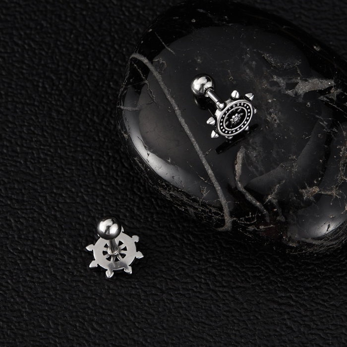 Cercei inox cu timona [2]
