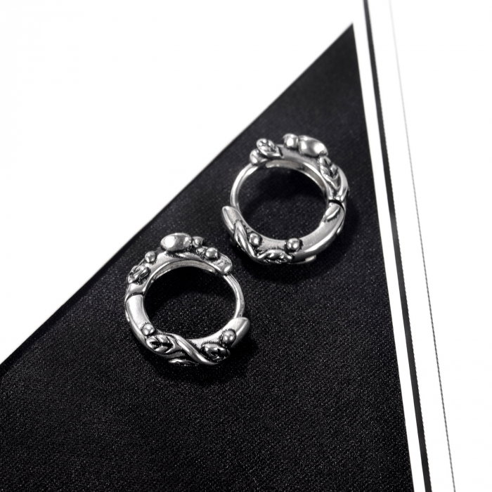 Cercei inox cu trandafiri [4]