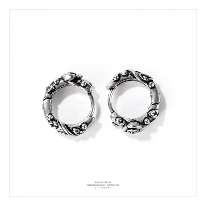 Cercei inox cu trandafiri [15]