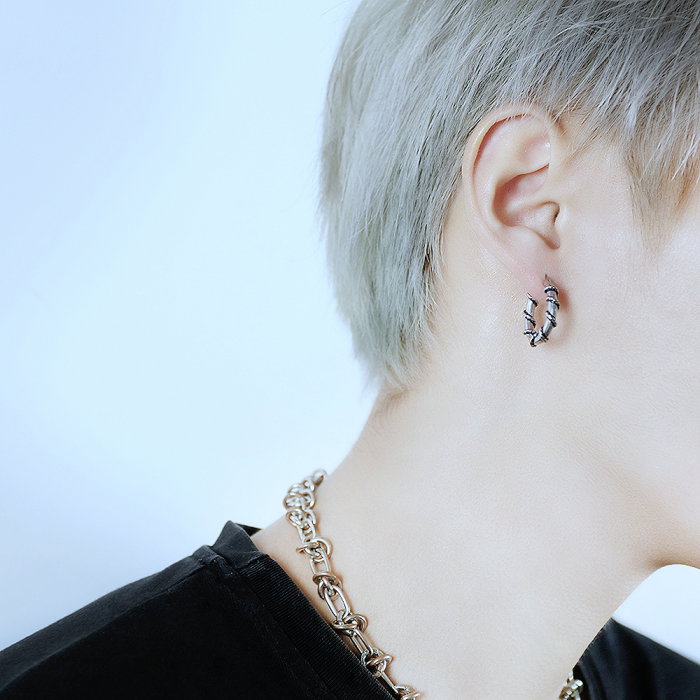 Cercei inox cu vrej [4]