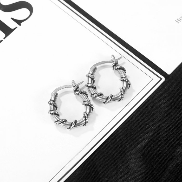 Cercei inox cu vrej [3]