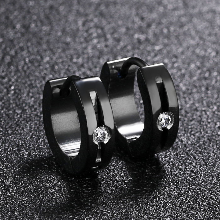 Cercei inox cu zirconiu [2]