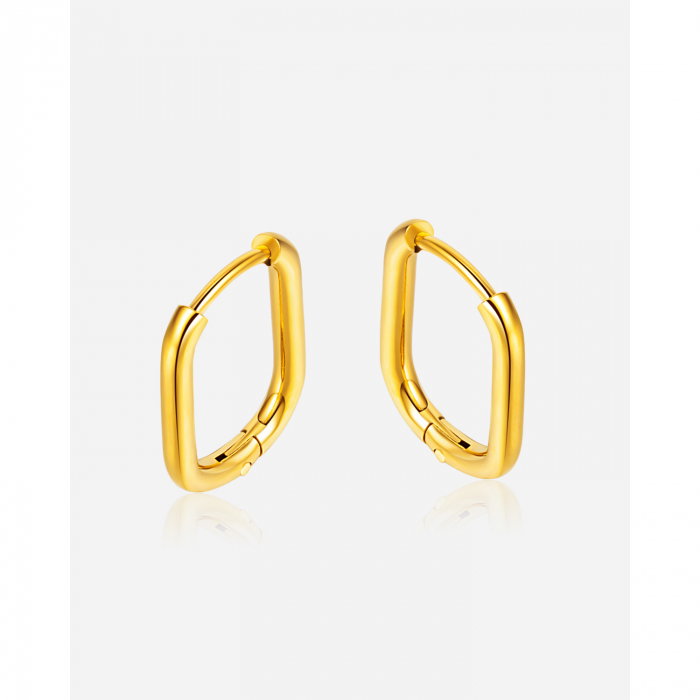 Cercei inox dreptunghiulari 18 mm [4]