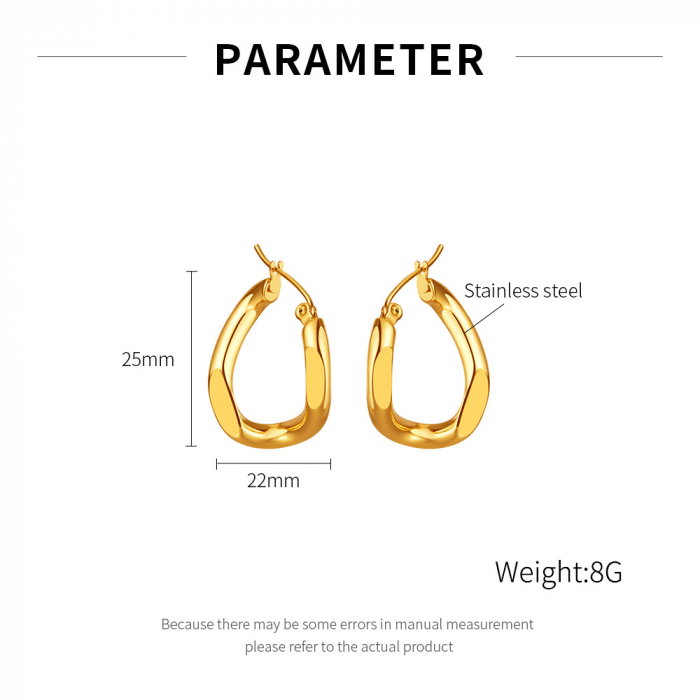 Cercei inox eleganti  [13]