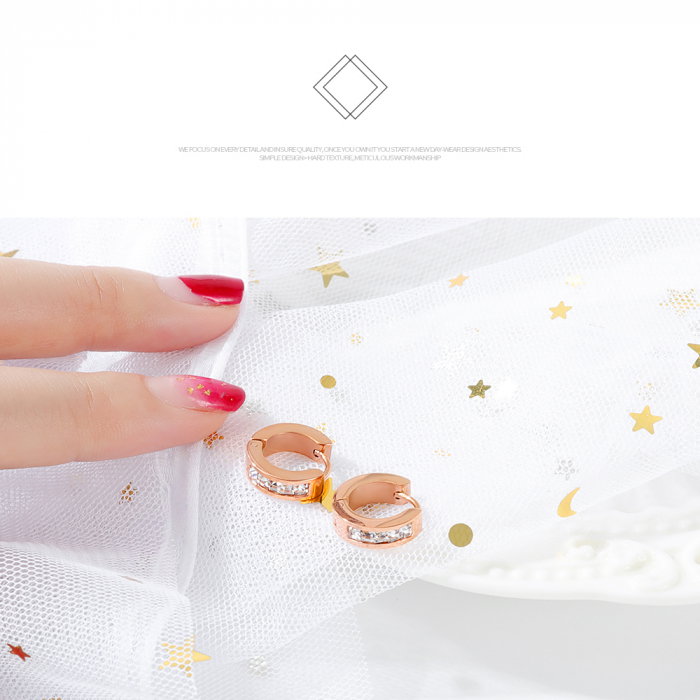 Cercei inox eleganti cu zirconii [14]