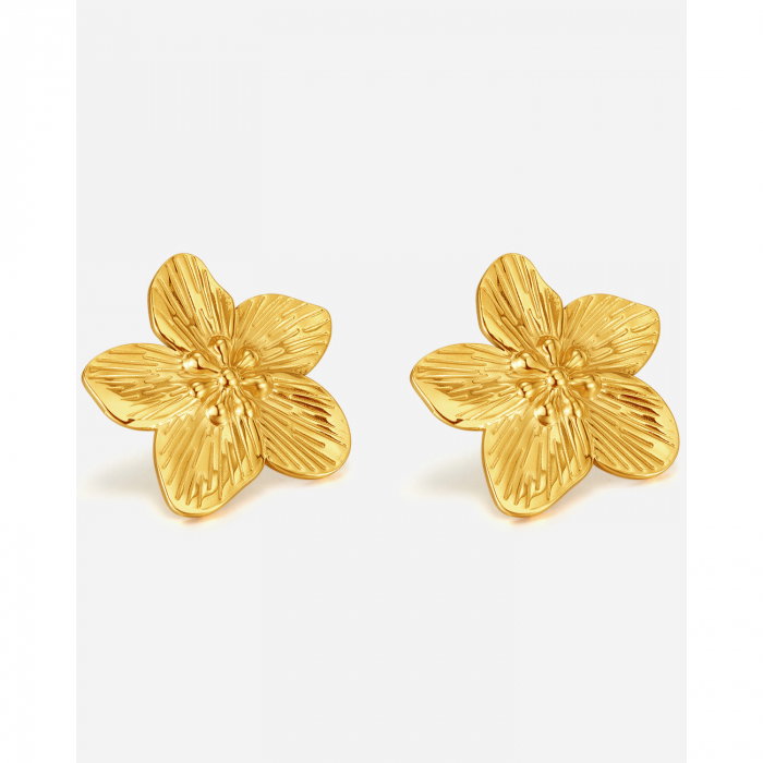 Cercei inox flori de cires [8]