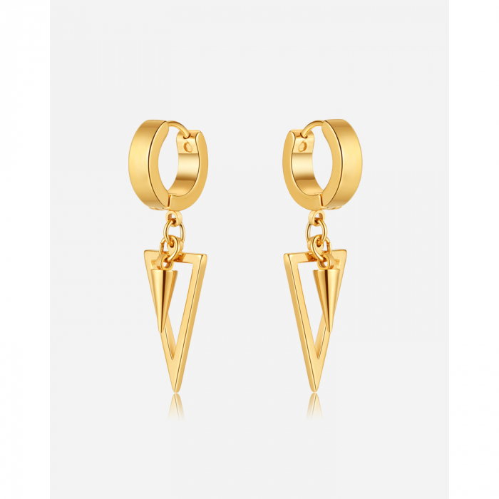 Cercei inox geometrici [4]