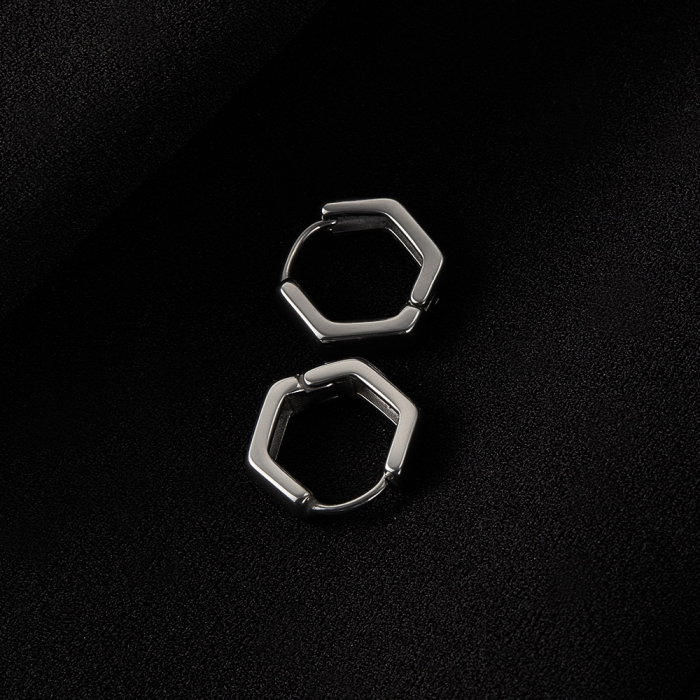 Cercei inox geometrici [5]