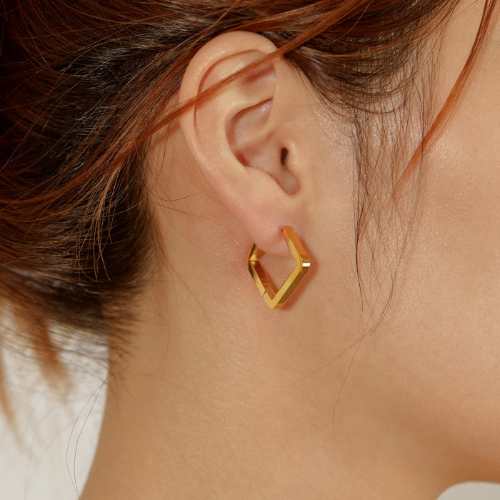 Cercei inox geometrici  [11]