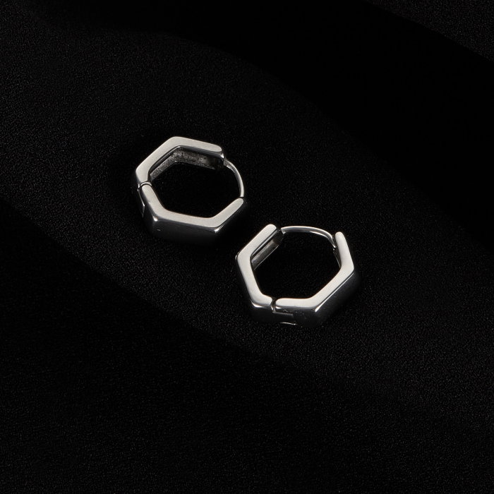 Cercei inox geometrici [10]