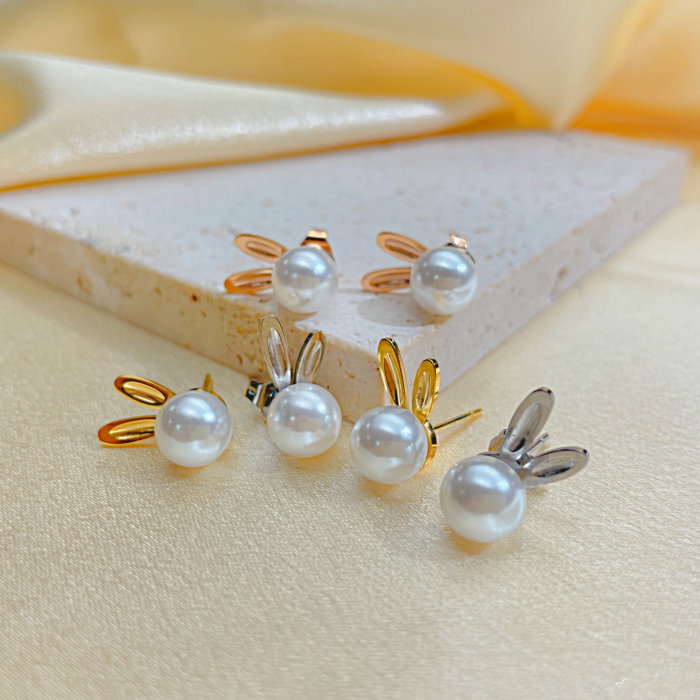 Cercei inox iepuras [4]