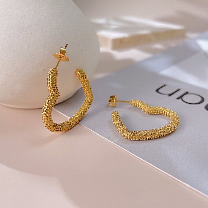 Cercei inox inimioare  [5]