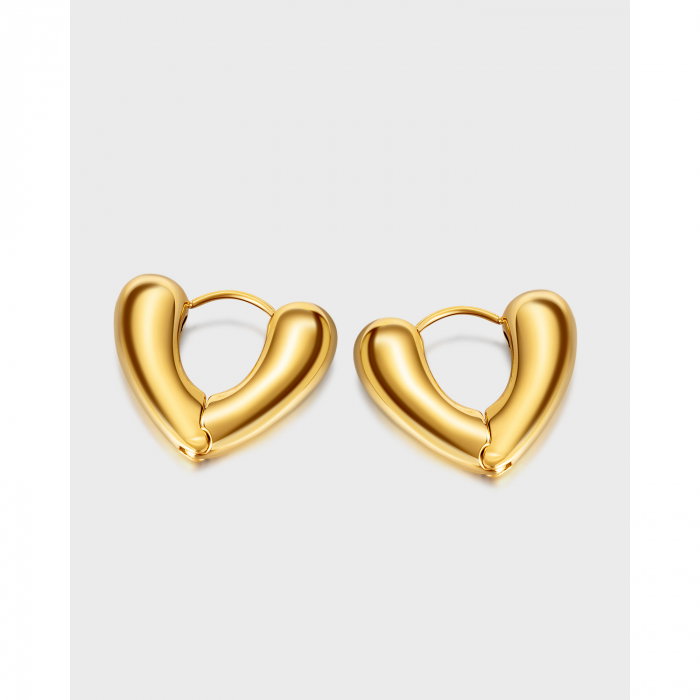 Cercei inox inimioare [8]