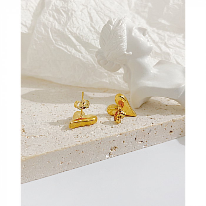 Cercei inox inimioare [6]