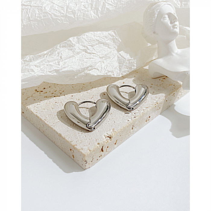 Cercei inox inimioare [4]