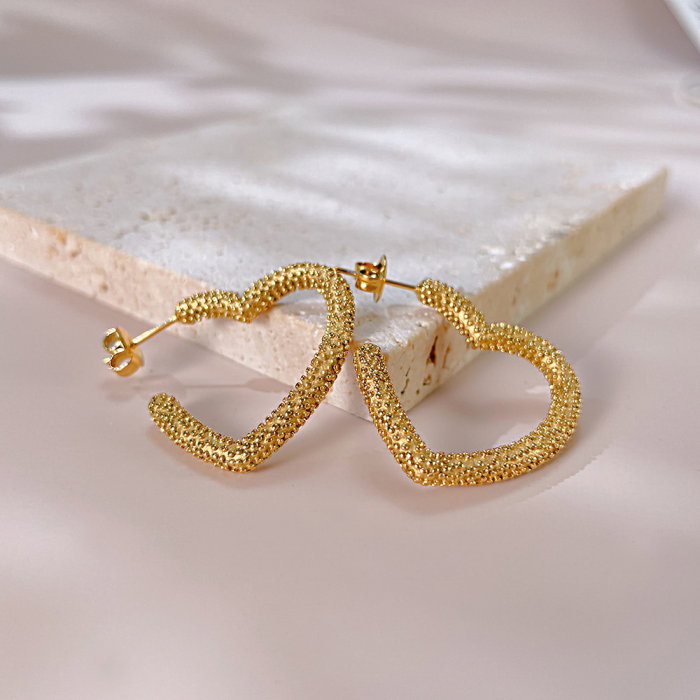 Cercei inox inimioare  [3]