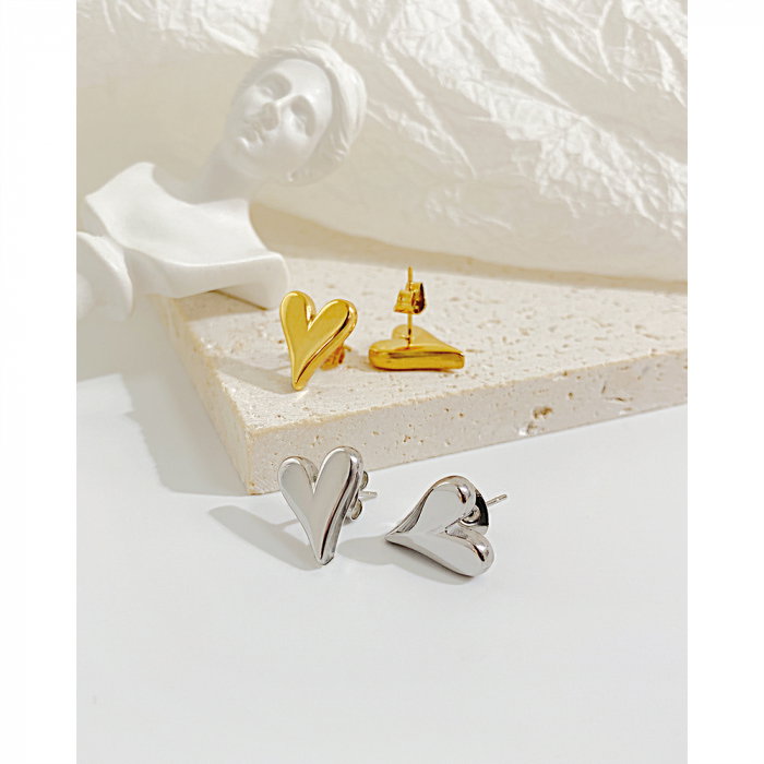 Cercei inox inimioare [6]