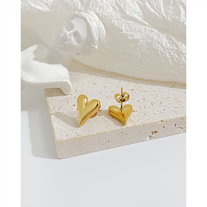 Cercei inox inimioare [5]