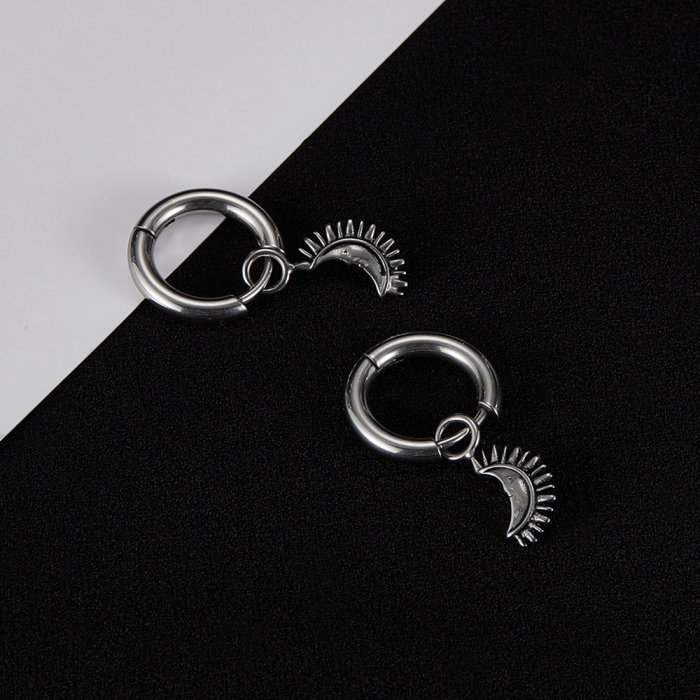 Cercei inox Luna [5]