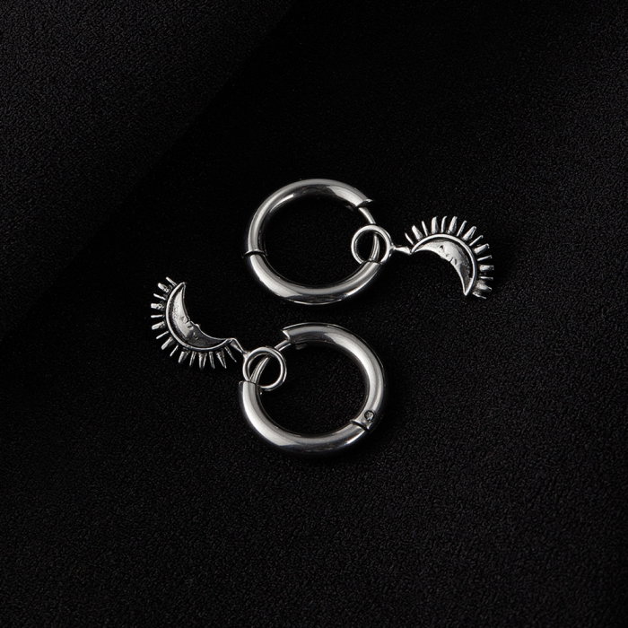 Cercei inox Luna [2]