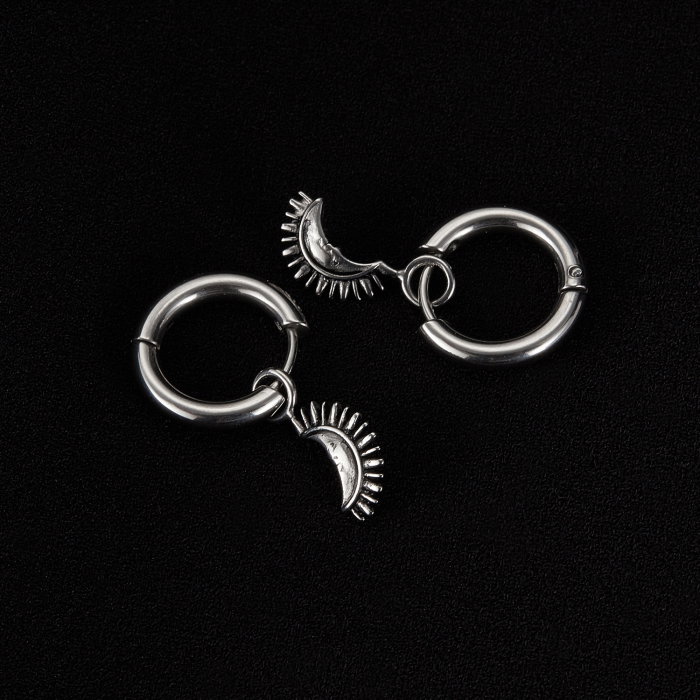 Cercei inox Luna [10]