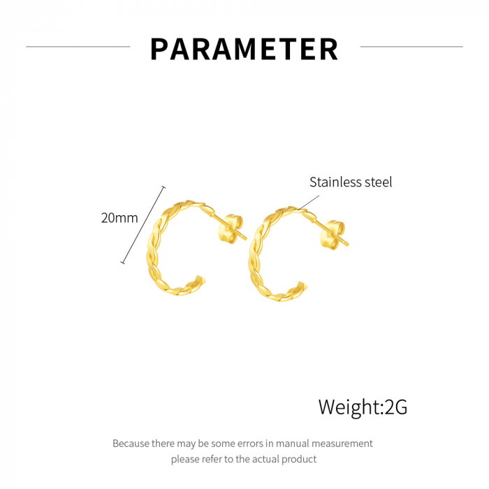 Cercei inox minimalisti [6]