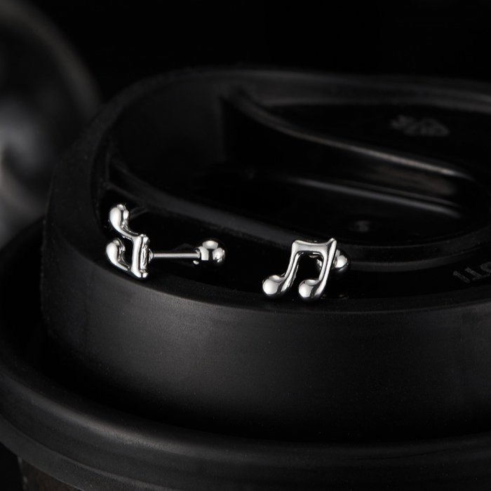 Cercei inox note muzicale [5]