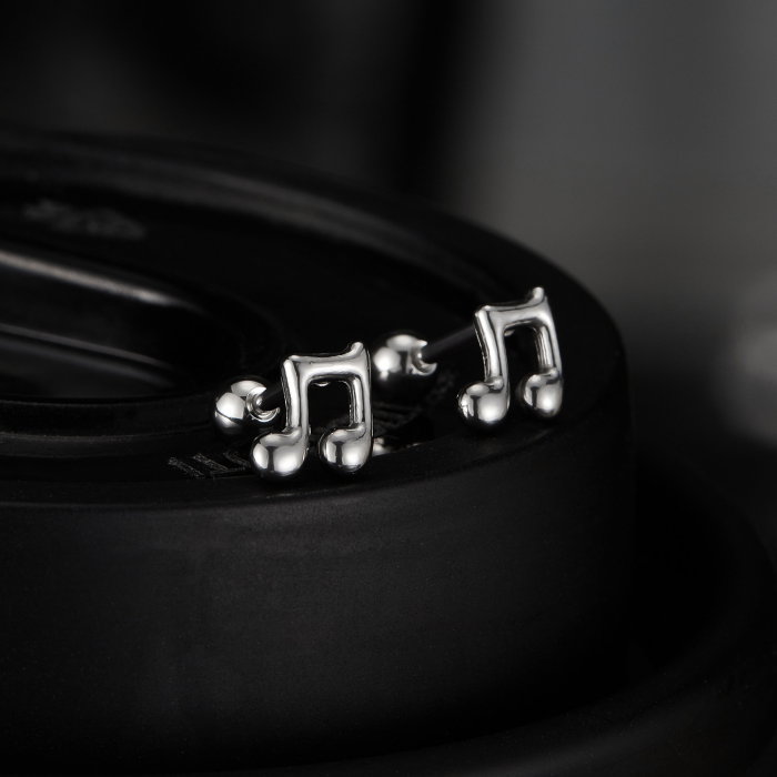 Cercei inox note muzicale [10]