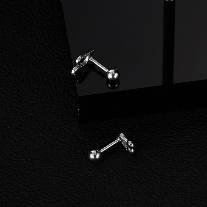 Cercei inox note muzicale [3]