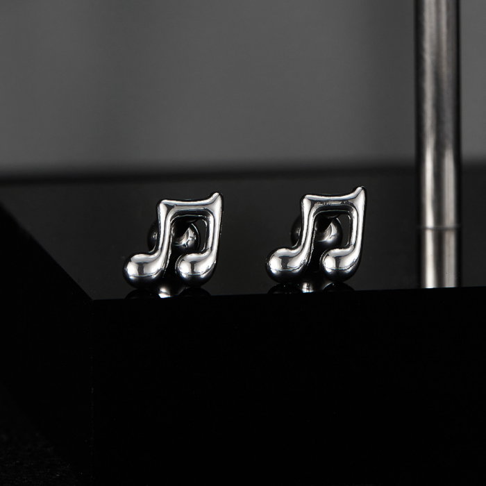 Cercei inox note muzicale [12]