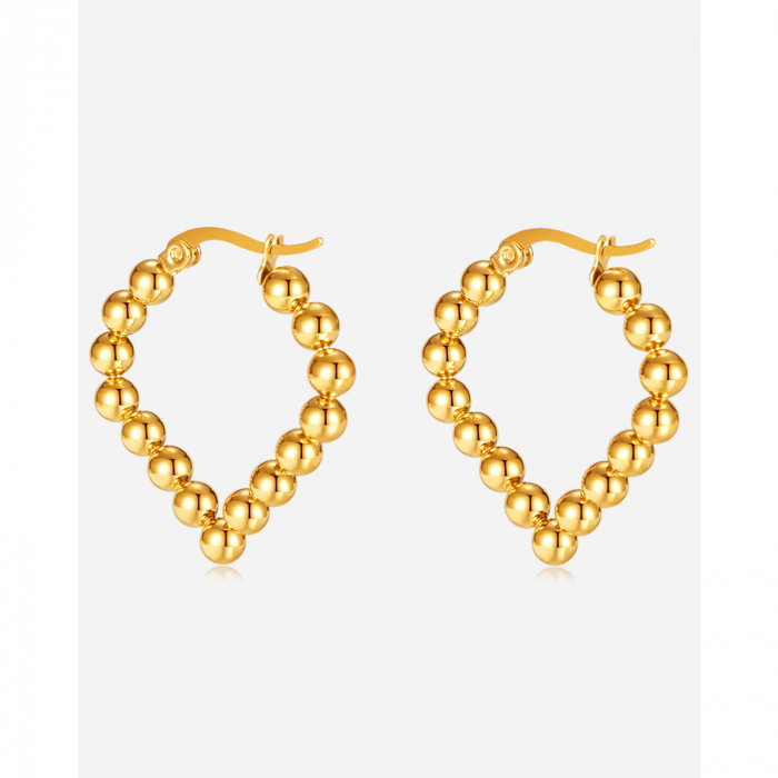 Cercei inox picatura cu bilute [5]