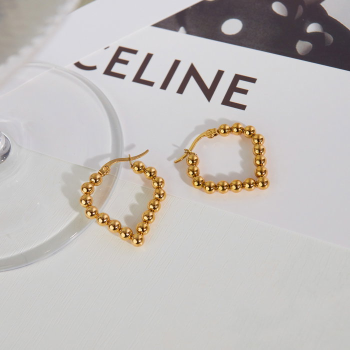 Cercei inox picatura cu bilute [6]