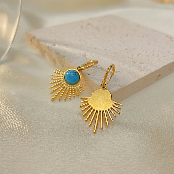 Cercei inox planeta albastra [7]