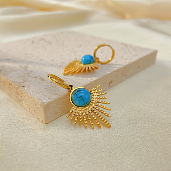 Cercei inox planeta albastra [14]